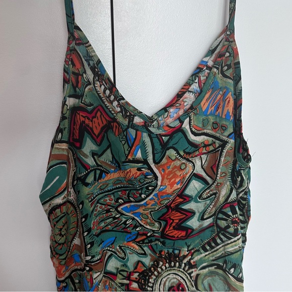 Abstract Printed Camisole Tank - Picture 4 of 5